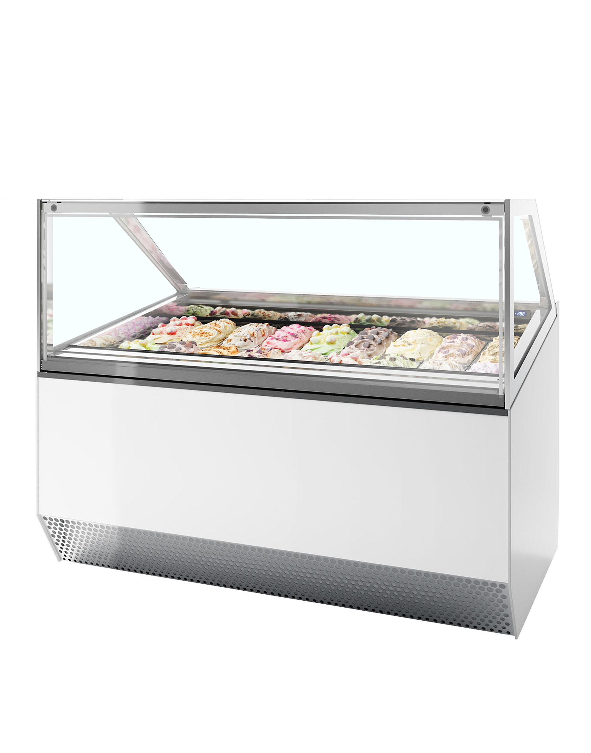 Ventilated Scoop Ice Cream Display, 181L, -20/-14°C