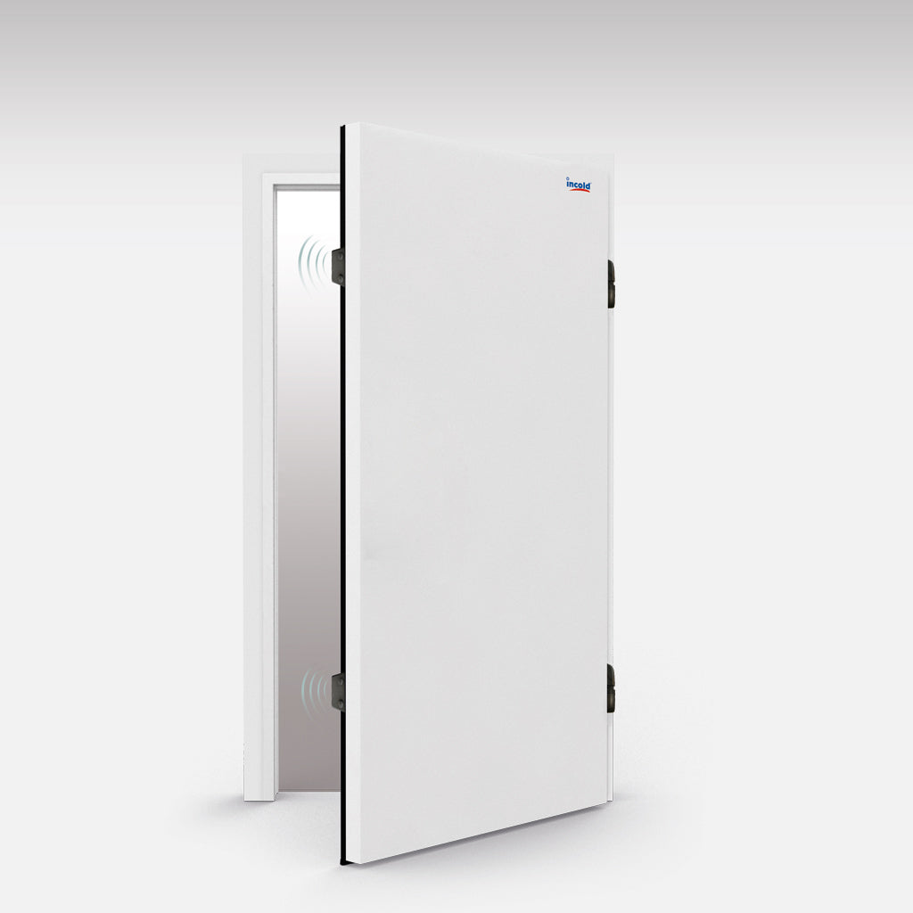 Incold CE-MG isothermal hinged cold room door, open