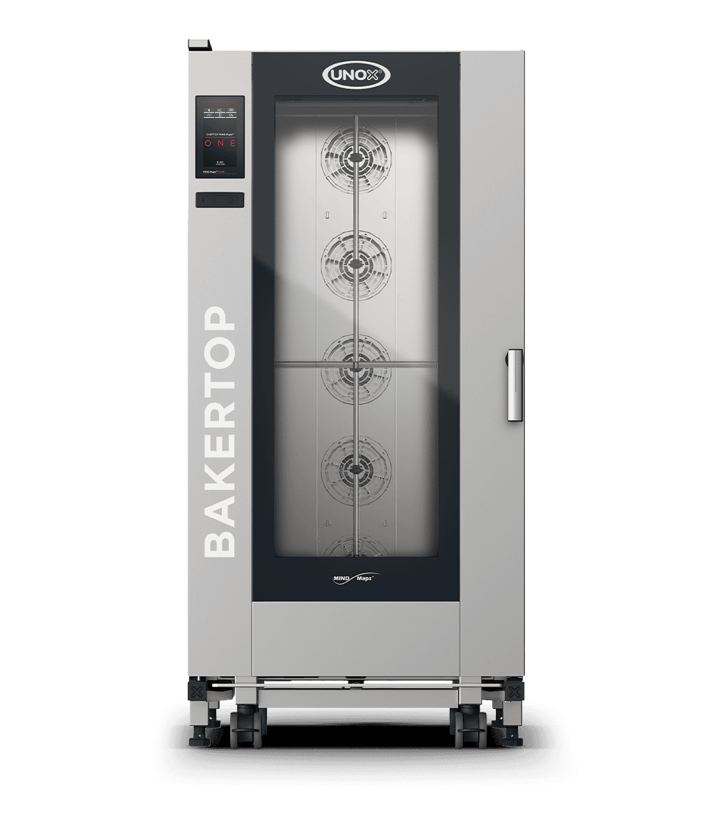 Unox BAKERTOP MIND.Maps ONE BIG XEBL-16EU-E1RS trolley combi oven, front view