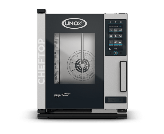 Unox CHEFTOP MIND.Maps PLUS COMPACT XECC-0513-EPRM combi oven, front view