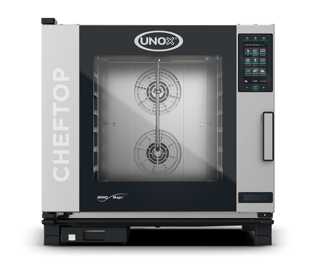Unox CHEFTOP MIND.Maps PLUS XEVC-0621-GPRM gas combi oven, front view