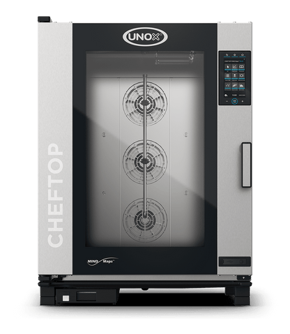 Unox CHEFTOP MIND.Maps PLUS XEVC-1021-GPRM gas combi oven, front view