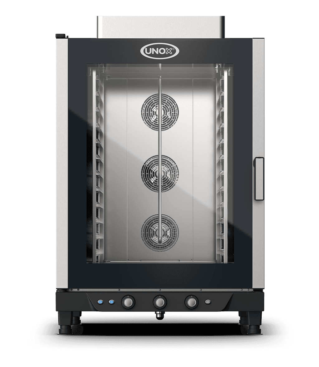 Unox CHEFLUX XV813G gas convection oven, front view