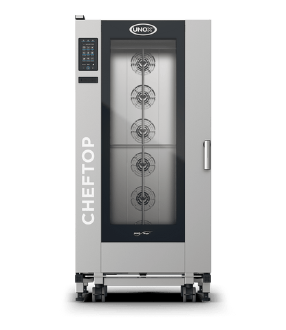 Unox CHEFTOP MIND.Maps PLUS BIG XEVL-2021-GPRS trolley gas combi oven, front view