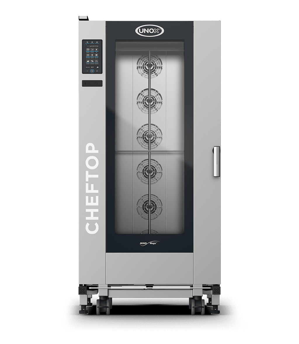 Unox CHEFTOP MIND.Maps PLUS BIG XEVL-2021-YPRS trolley combi oven, front view