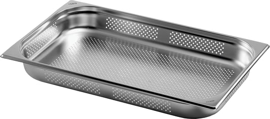 Saro 1/1 GN container, stainless steel, perforated