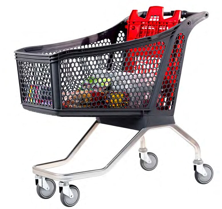 Damix Shopping Trolley Andy H160, 160 L, 157 kg — side view