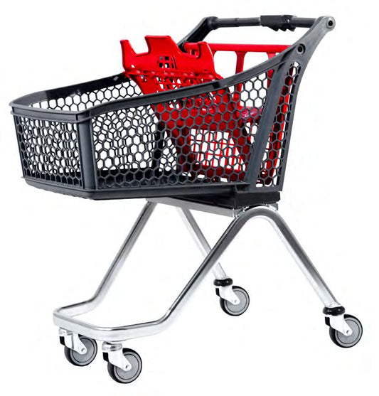 Damix Shopping Trolley Andy H90, 100 L, 93 kg — front three-quarter view