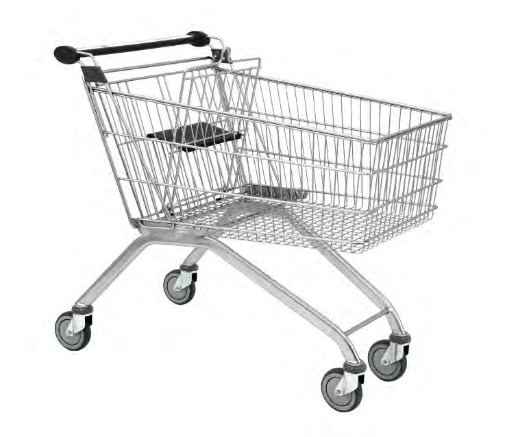 Damix Shopping Trolley Avant 140, 136 L, 136 kg — front three-quarter view
