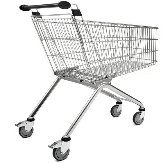 Damix Shopping Trolley Avant 185P with Multi-Pack Shelf, 178 L — side view