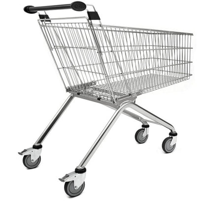 Damix Shopping Trolley Avant 185P with Multi-Pack Shelf, 178 L — side view