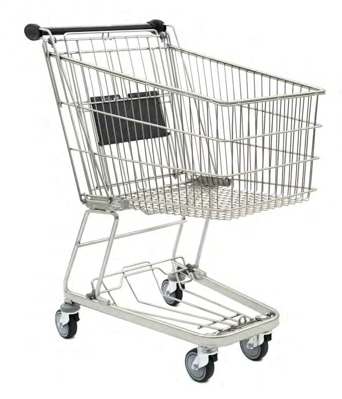 Damix Shopping Trolley Classic 110, 110 L, 140 kg — side view showing the bottom shelf