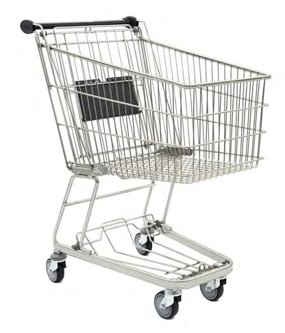 Damix Shopping Trolley Classic 110, 110 L, 140 kg — side view showing the bottom shelf