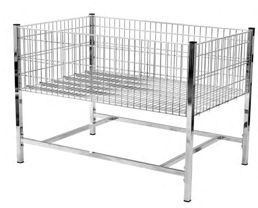 Damix Display Table 1200x800 H-850/400, 200 kg — three-quarter view