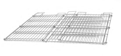 Damix Folding Display Basket DSK18, 550x550x770 mm — baskets folded flat for storage