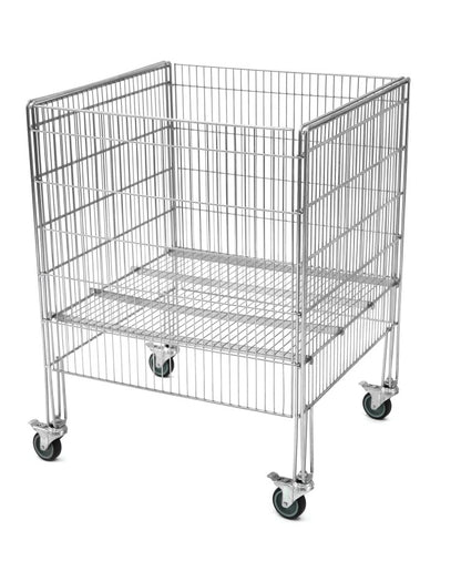 Damix Folding Display Basket IN-OUT, 615x650x860 mm — three-quarter view