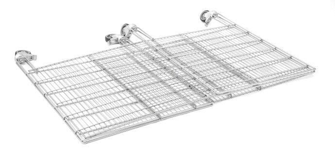 Damix Folding Display Basket IN-OUT, 615x650x860 mm — basket folded flat