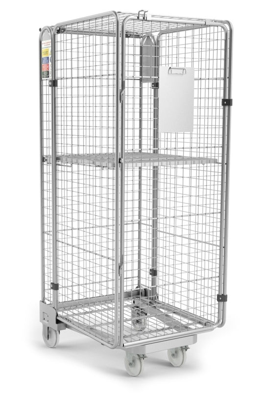 Damix Folding Roll Container KLS-4, 860x730x1900 mm, 450 kg — roll container, front view