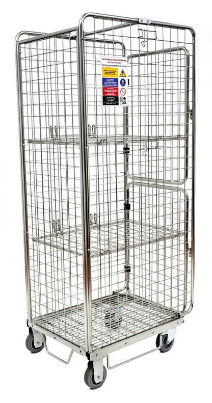 Damix Folding Roll Container KLS-C, 600x800x1800 mm, 400 kg — roll container, front view