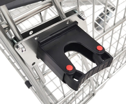 Damix Holder for Orthopedic Crutch, Trolley Mounted — holder detail