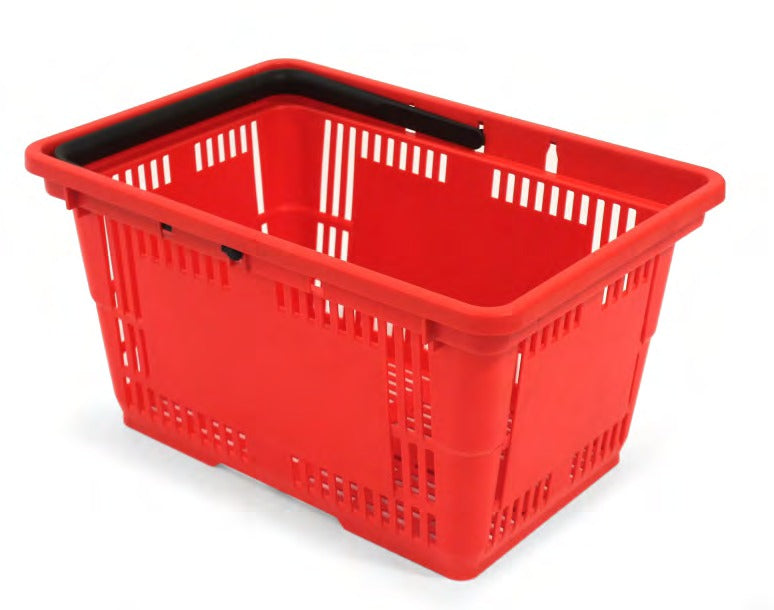 Damix Plastic Shopping Basket 28 L — basket, top view