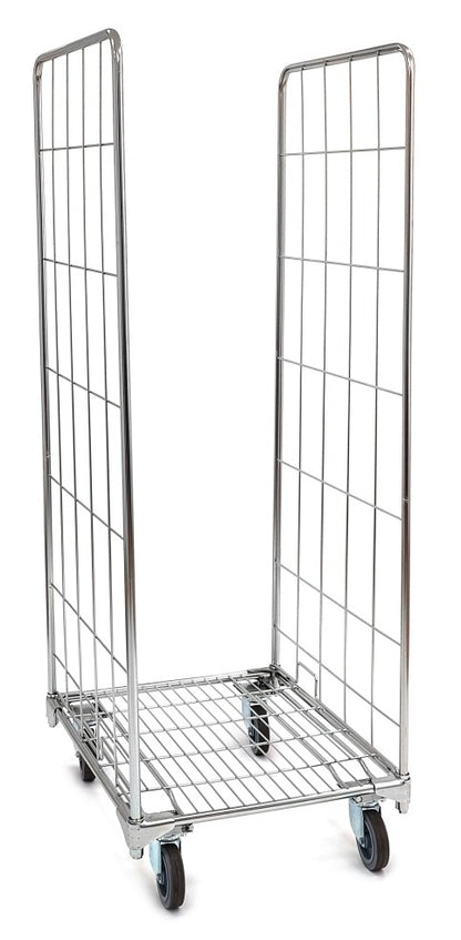Damix Warehouse Trolley 810x720 H1700 mm, 500 kg — container, front view