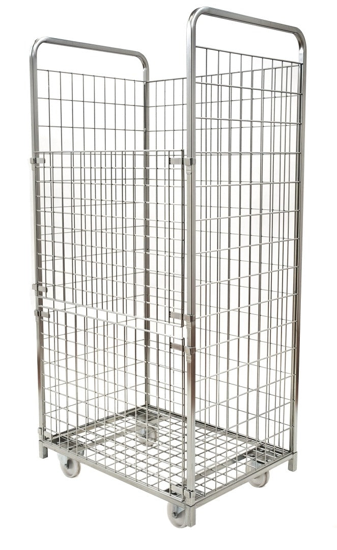 Damix Warehouse Trolley WMU 1700x800x600 mm, 250 kg — trolley with two shelves
