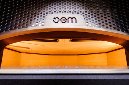OEM DOME electric pizza oven, refractory brick baking chamber interior