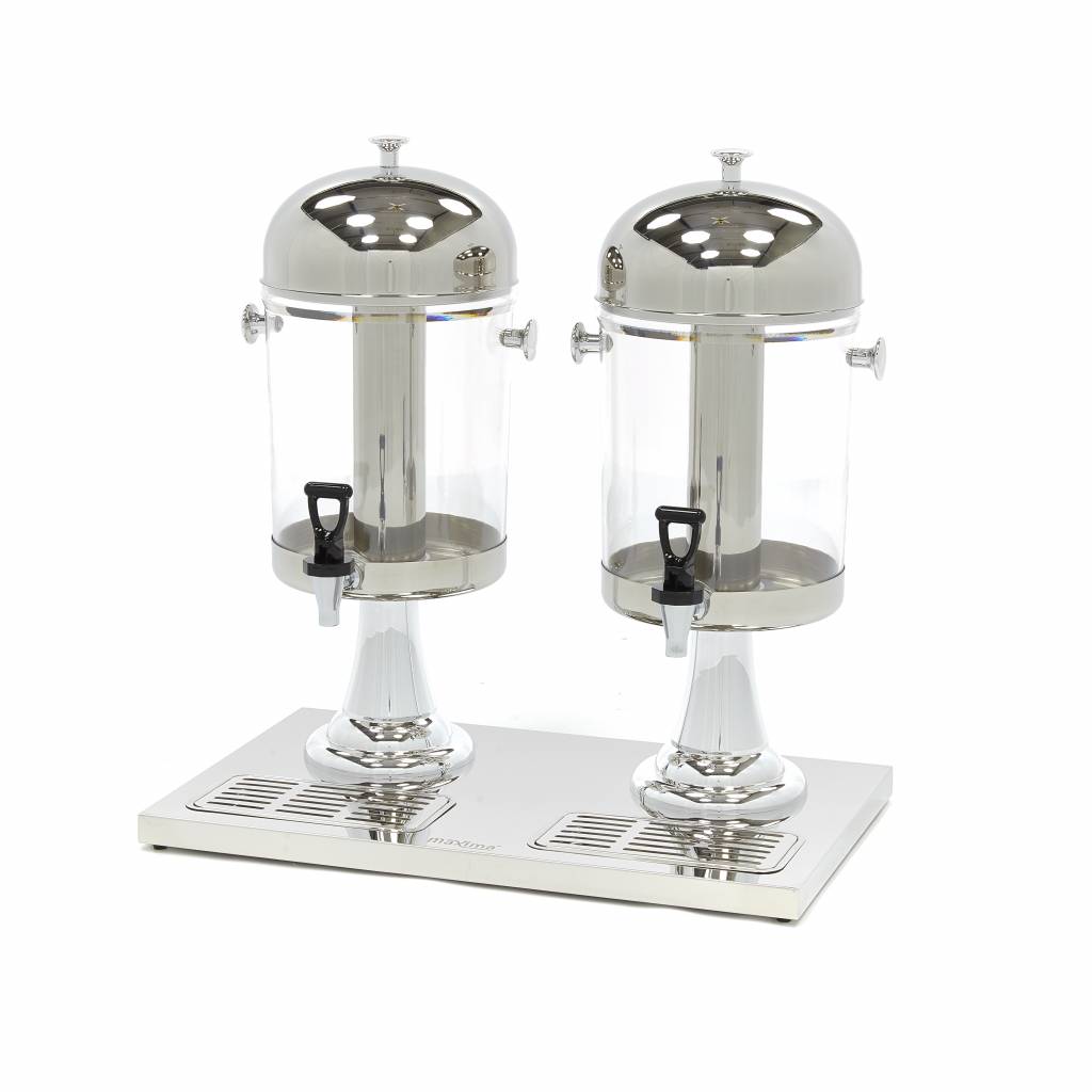 Maxima Drinks Dispenser, 2 x 8 L, No Power, Ice-Cooled, product photo