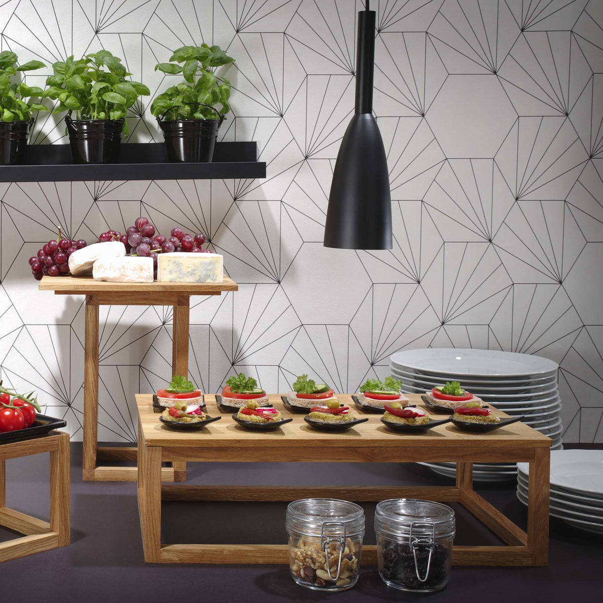 Madeira buffet base