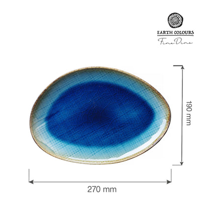 Fine Dine organic shaped plate, 270x190mm