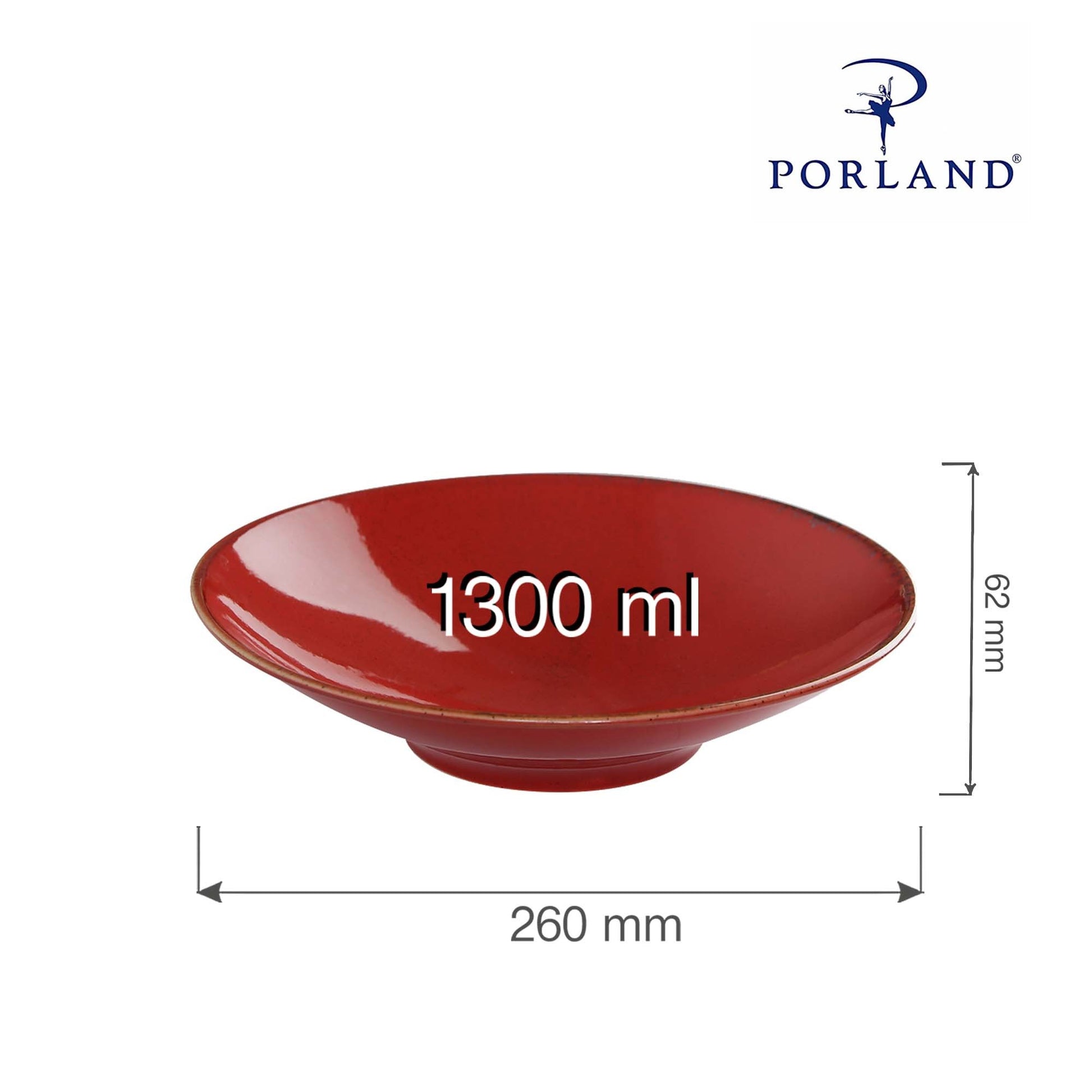 Porland Seasons plate on foot, 260x(H)62mm