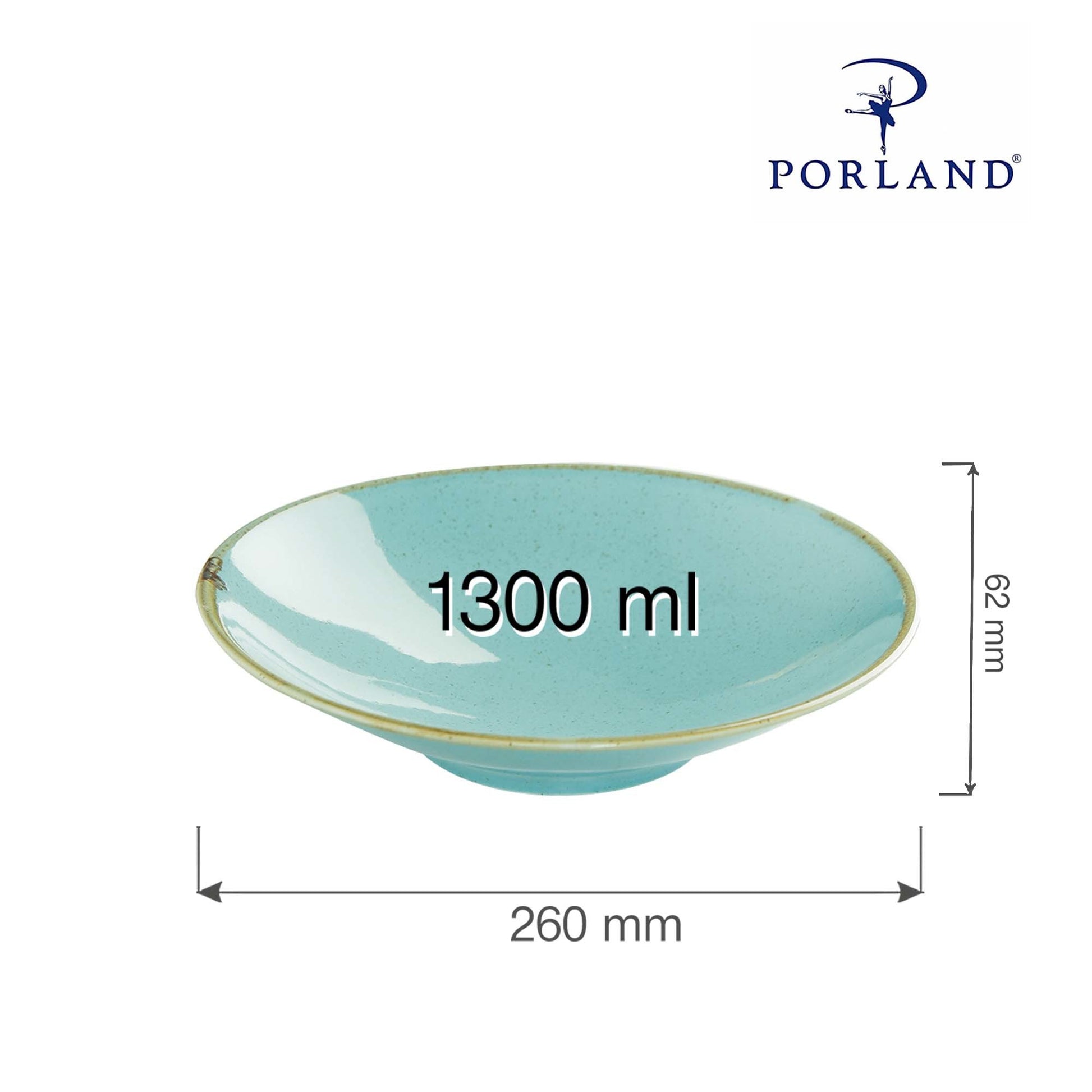 Porland Seasons plate on foot, 260x(H)62mm