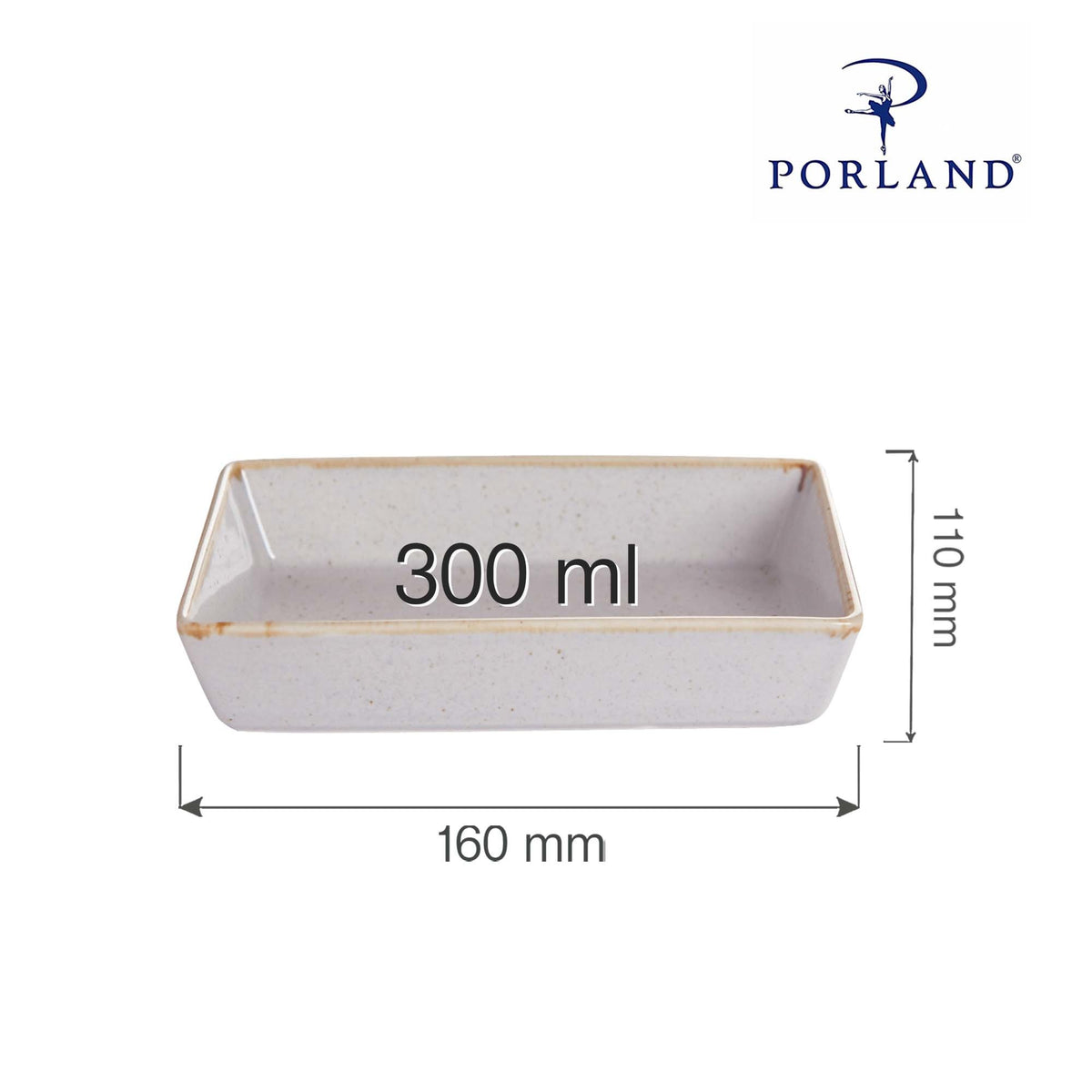 Porland Seasons dish, 160x110mm