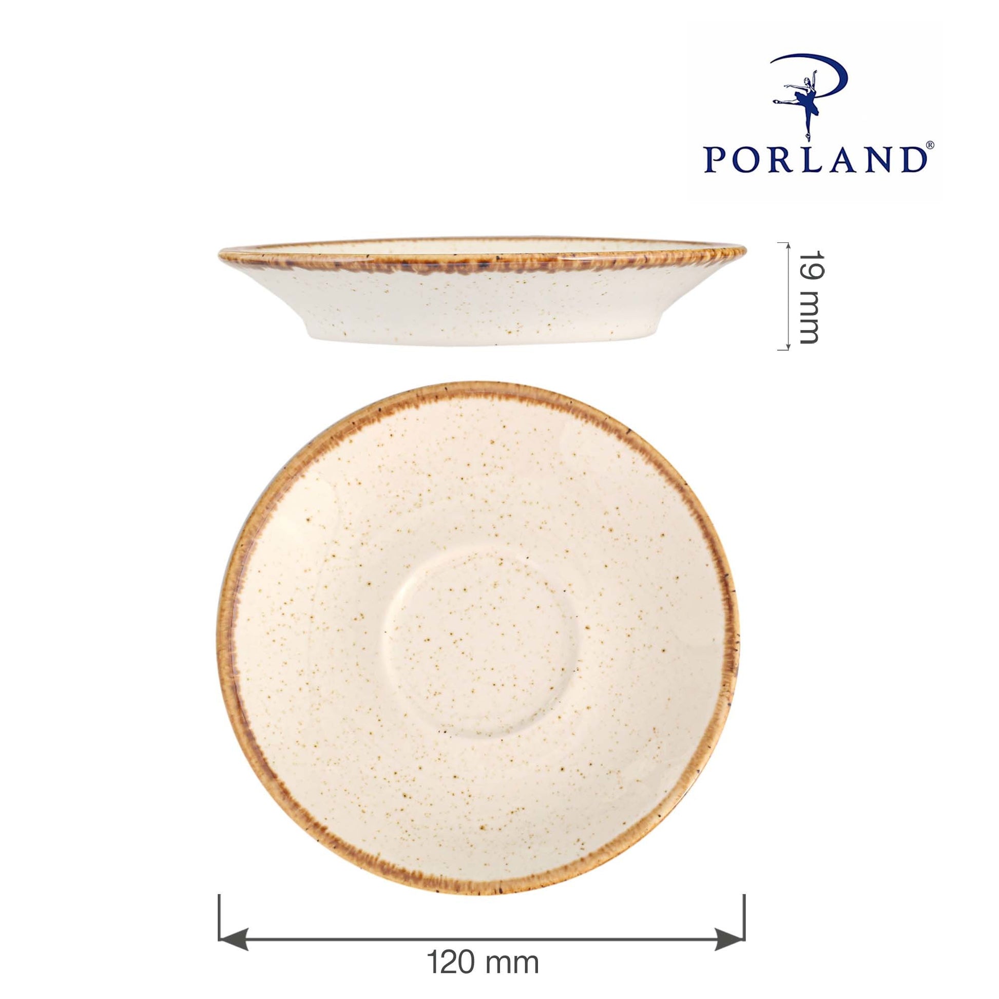 Porland Seasons saucer, 120mm