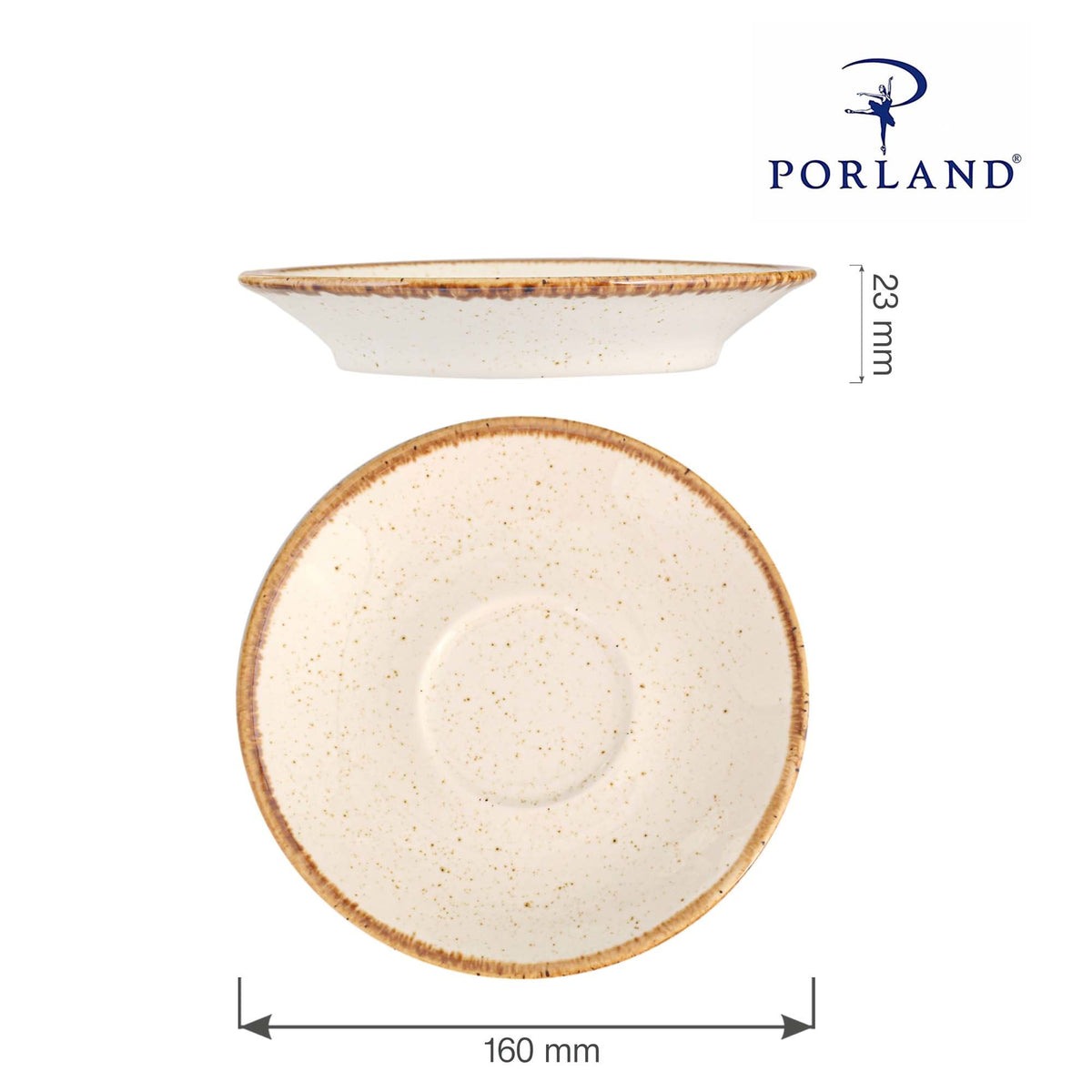 Porland Seasons saucer, 160mm