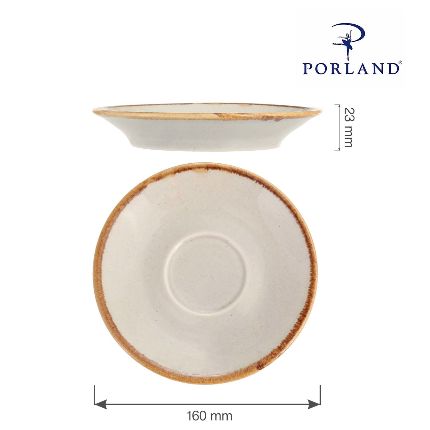 Porland Seasons saucer, 160mm