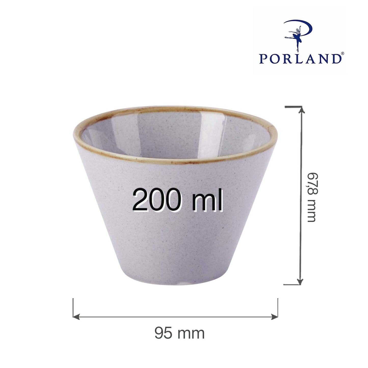 Porland Seasons conical bowl