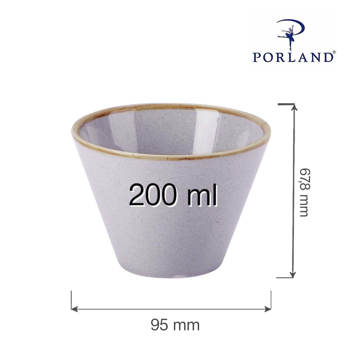 Porland Seasons conical bowl