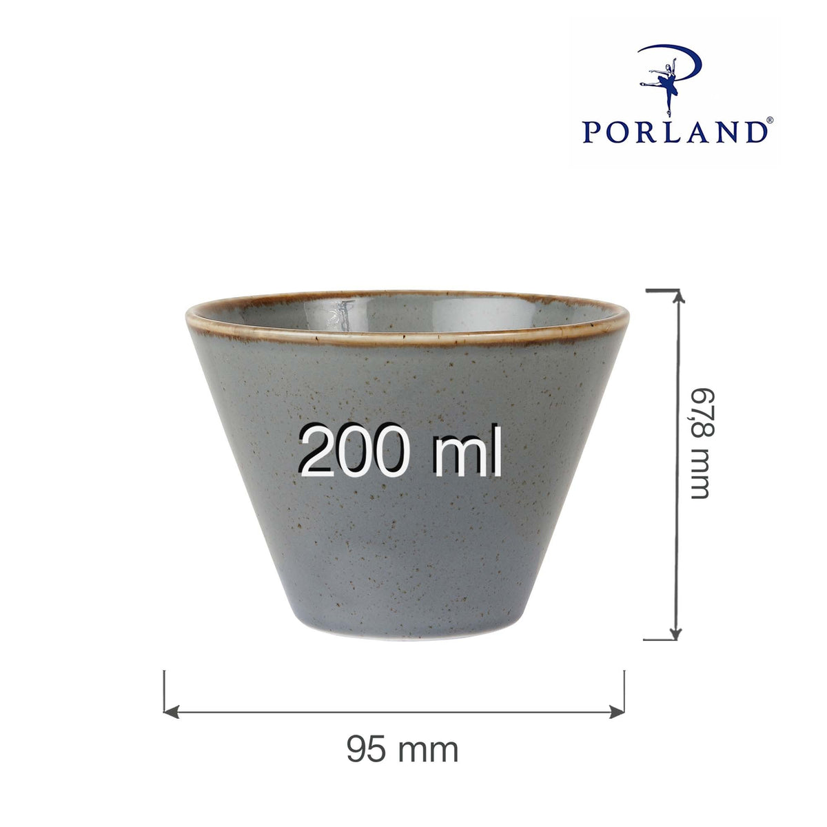 Porland Seasons conical bowl