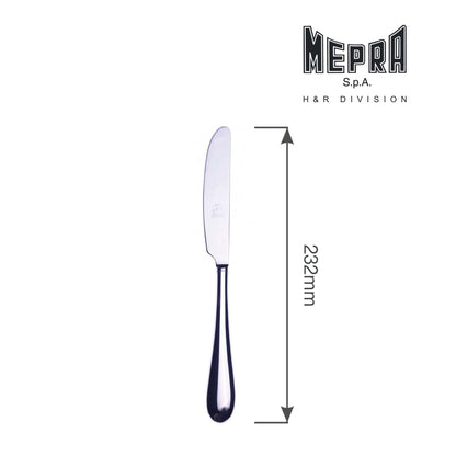 Natura table knife- hollow handle