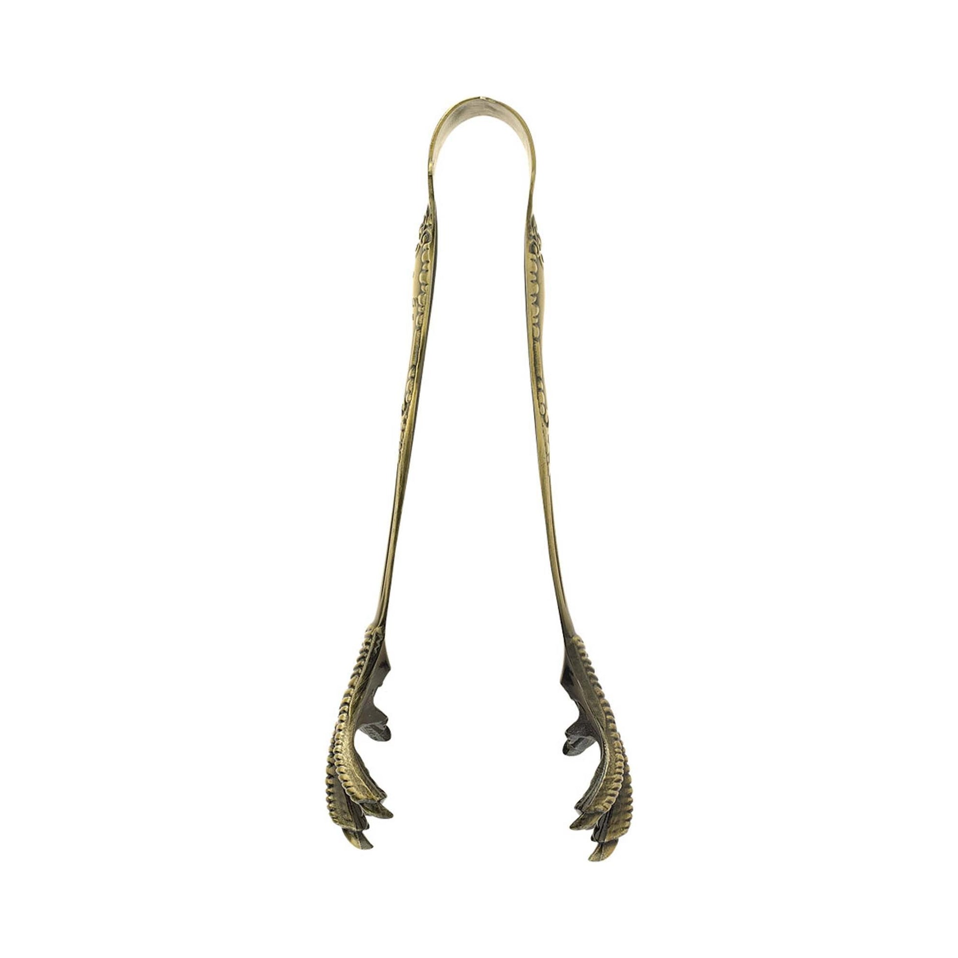 Talon Ice Tong, Antique Brass, 180mm