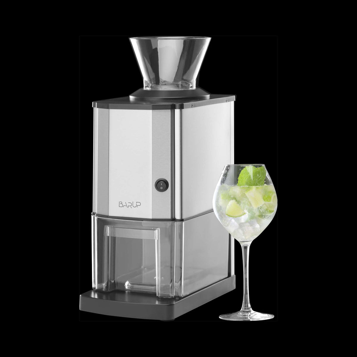 Stainless steel housing ice crusher, 220V, 50/60Hz, 60-80W