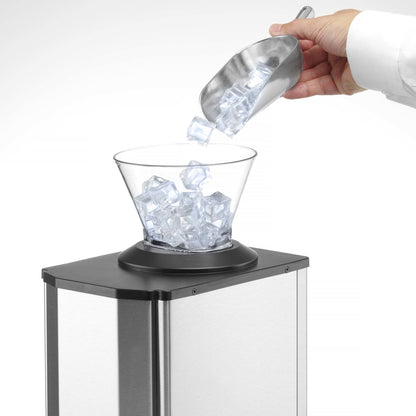 Stainless steel housing ice crusher, 220V, 50/60Hz, 60-80W