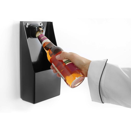 Bottle opener with catcher bin, Bar up, 135x70x(H)295mm