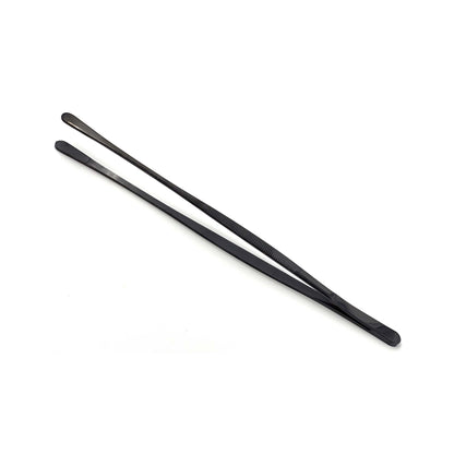Tweezers, round head, coated, Bar up, Black, (L)305mm