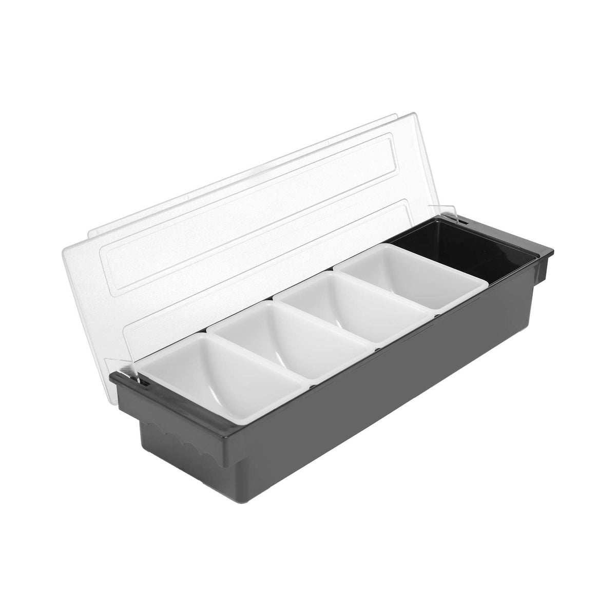 Bartender's container for drink accessories
