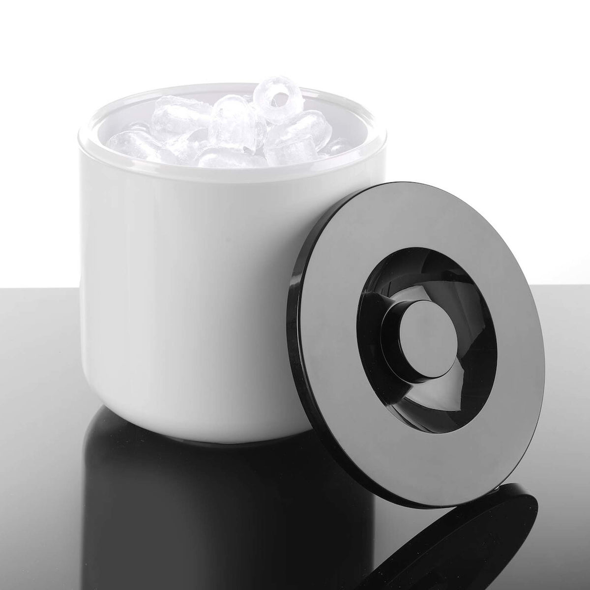 White ice container - double walls 5 L, 190x(H)200mm