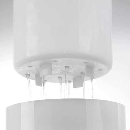 White ice container - double walls 5 L, 190x(H)200mm