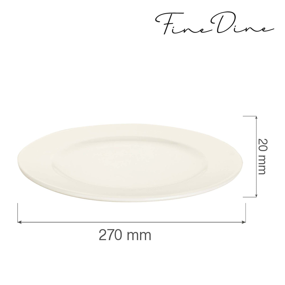 Fine Dine flat plate
